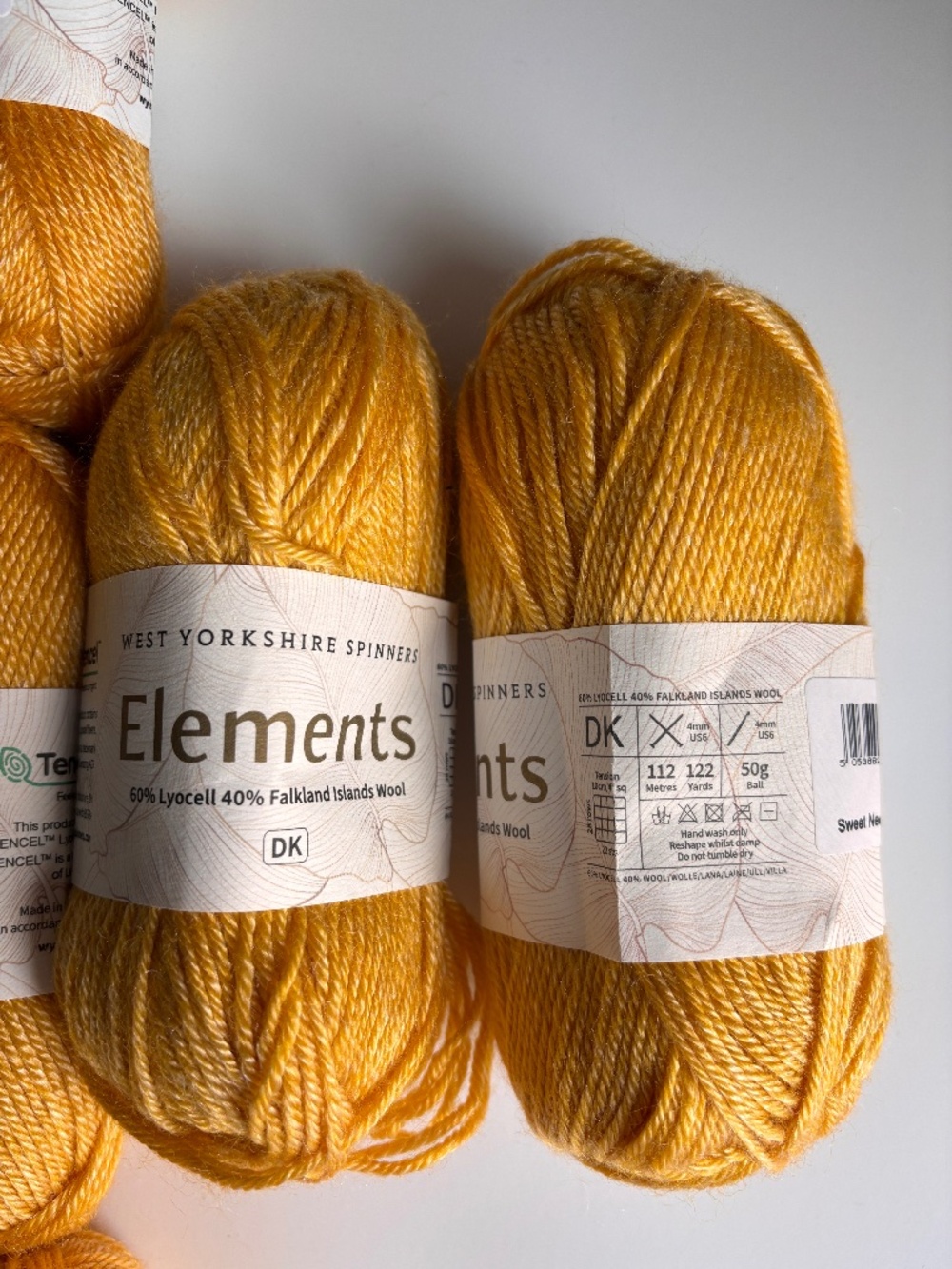 West Yorkshire Spinners Element DK in "Sweet Nectar" - 11 ball lot